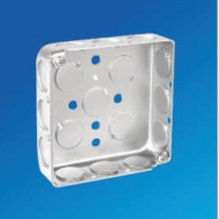 Four inch square drawn steel box